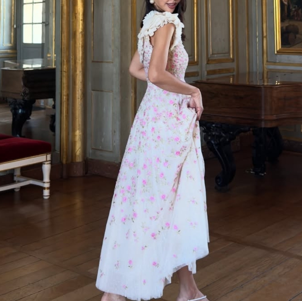 BHLDN Needle & Thread Dress size US 6 $985 - Picture 7 of 14